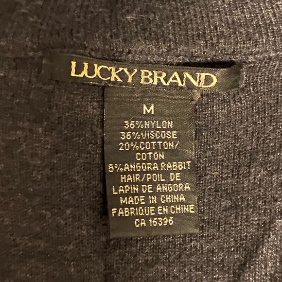 Lucky Brand Bell Sleeve Front Tie Cardigan - Picture 3 of 6